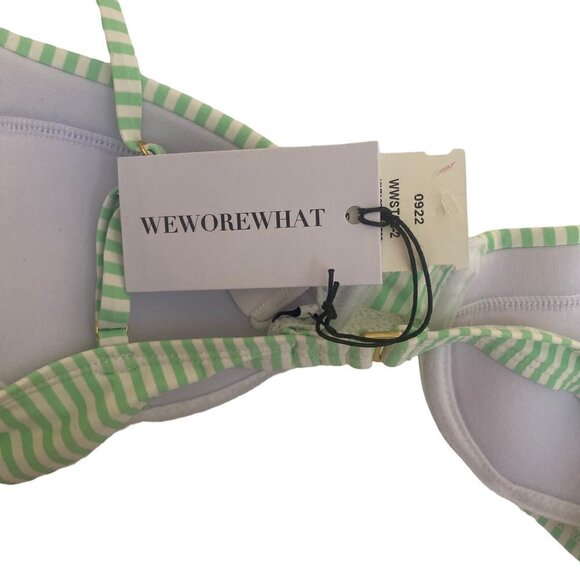 We Wore What Vintage Striped Demi Bikini Top - Picture 3 of 4